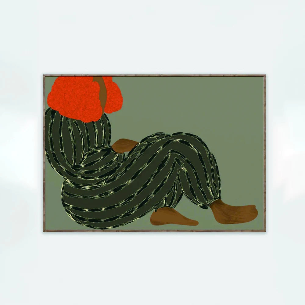 Fille aux cheveux roux (Affiche)