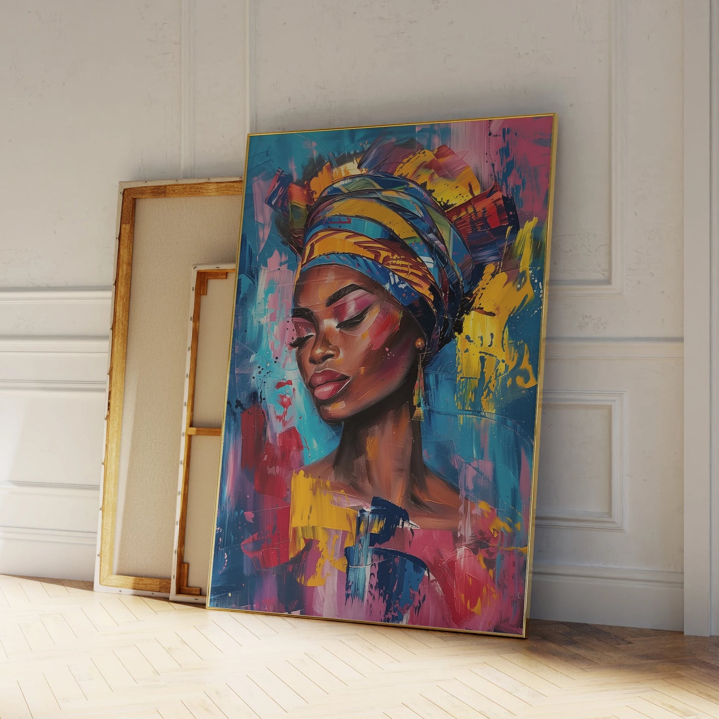 Femme noire moderne (Affiche)