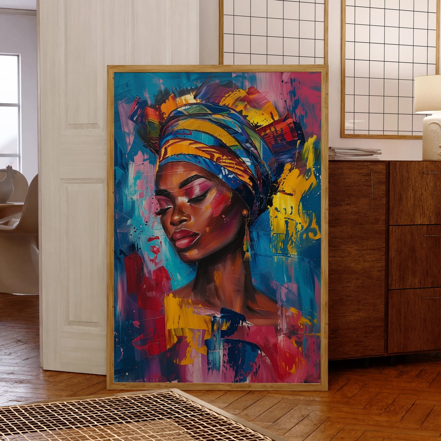 Femme noire moderne (Affiche)