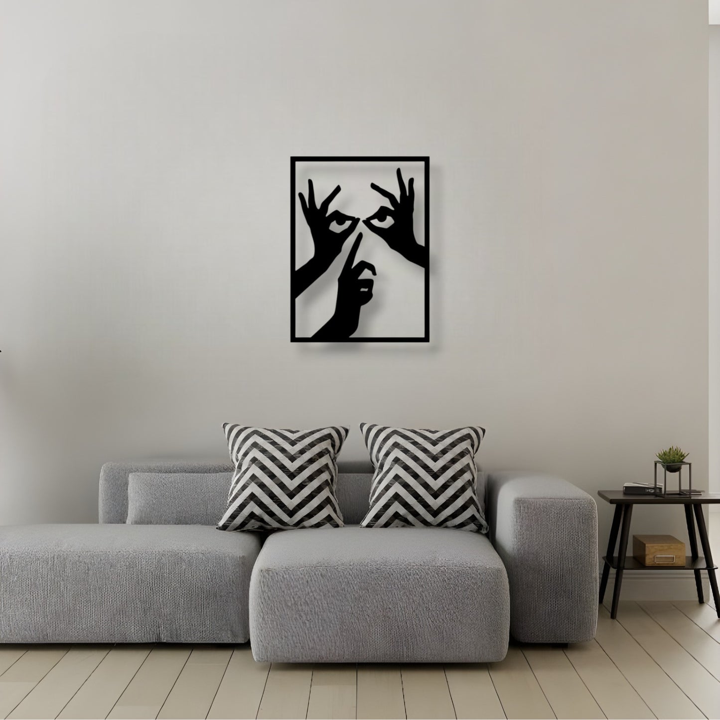 Décoration Murale en Métal - Discrète