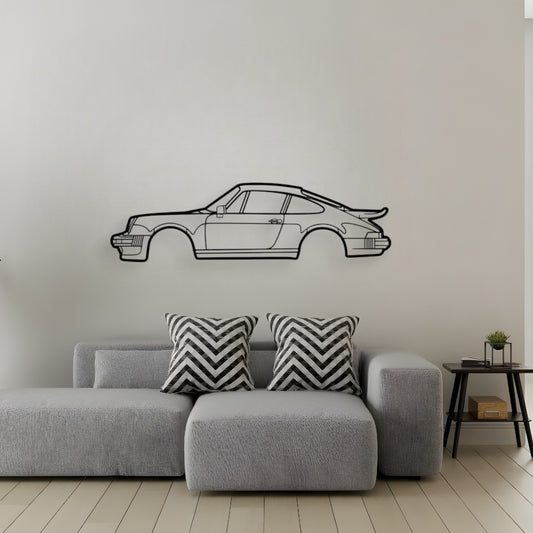 911 Turbo Model 930 (Décoration Murale en Métal)