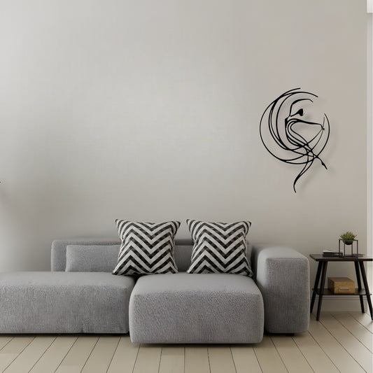 Décoration Murale en Métal - Danseuse