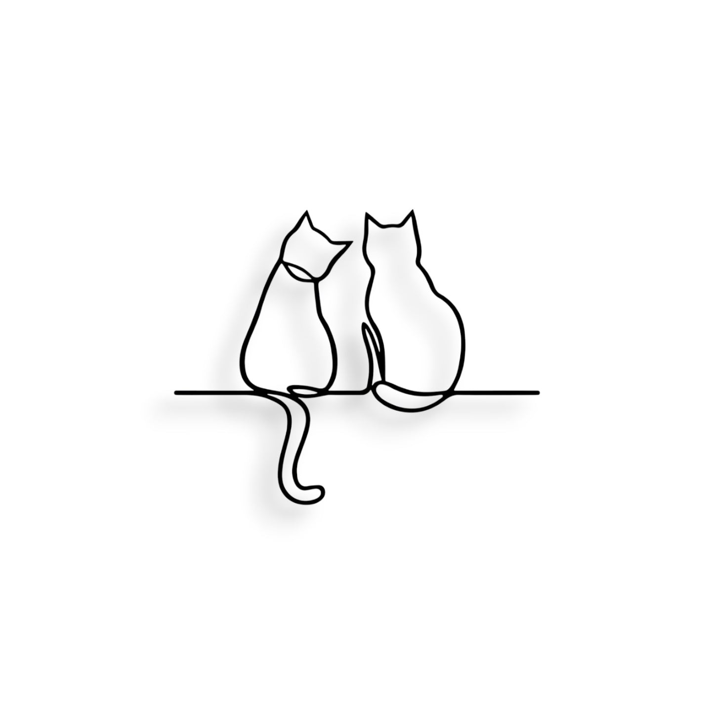Les Secrets des Chats (Décoration Murale en Métal)