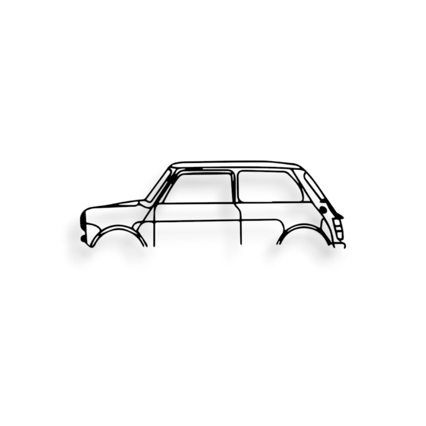 MINI COOPER (Décoration Murale en Métal)