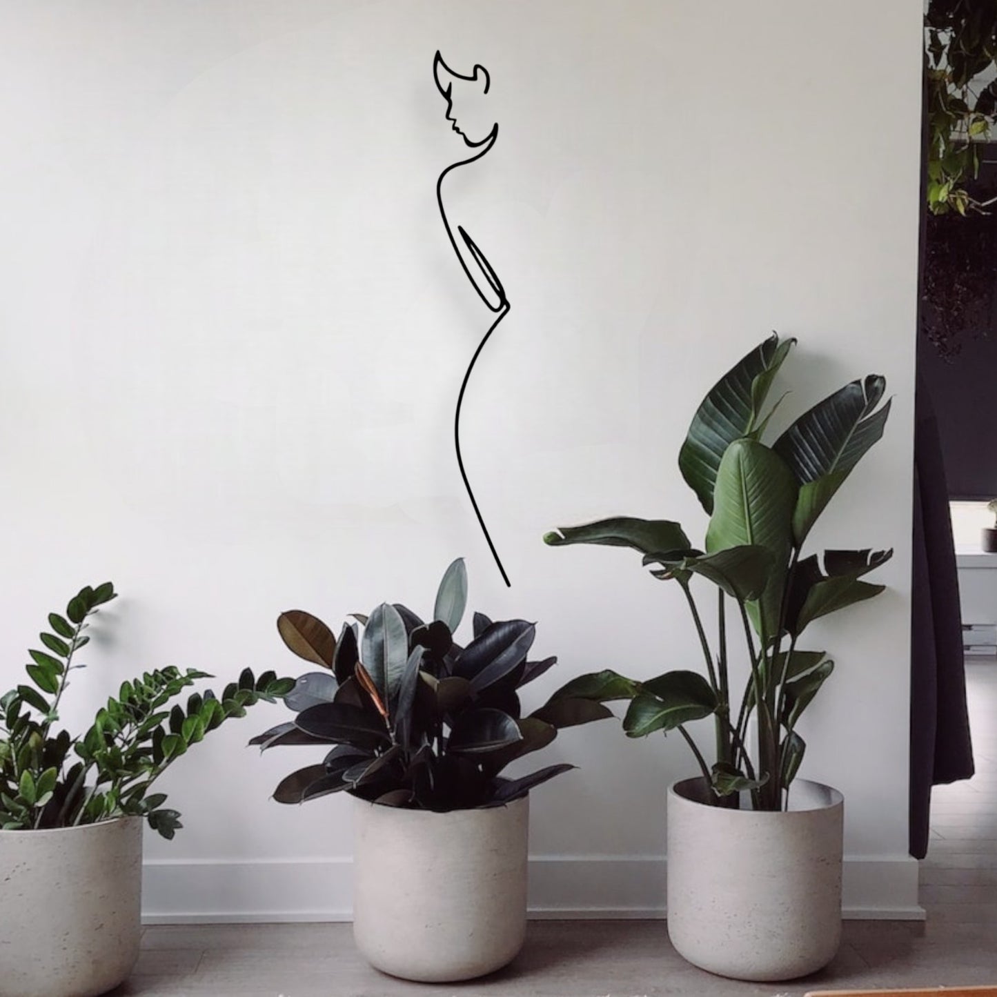 L'Art du Peu (Décoration Murale en Métal)