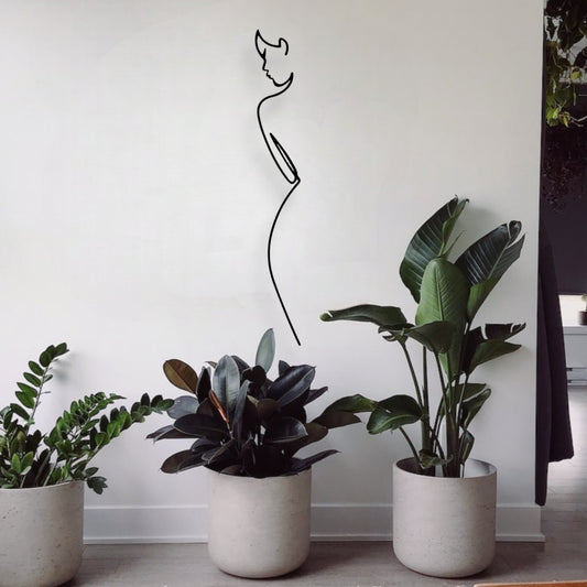L'Art du Peu (Décoration Murale en Métal)