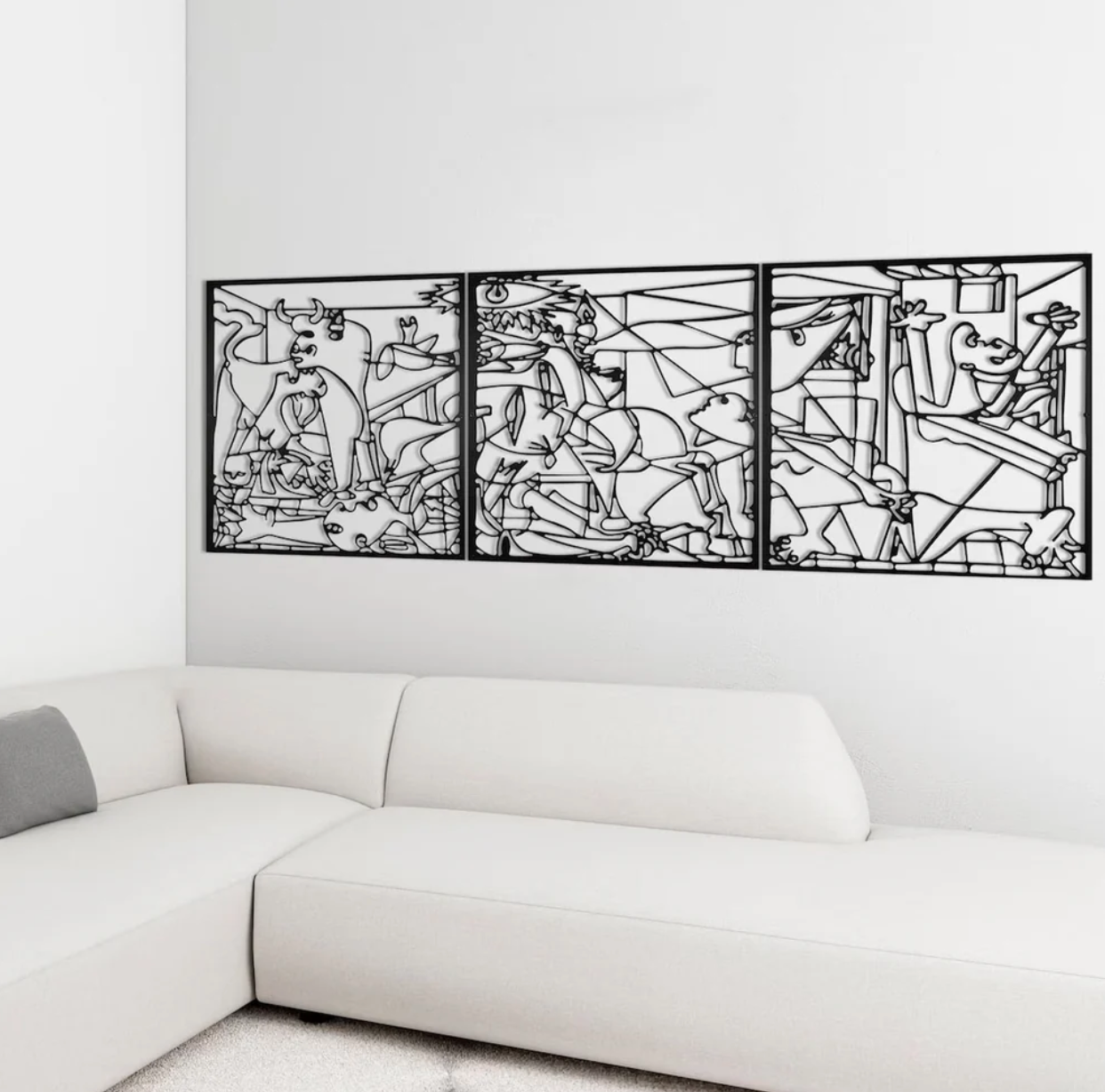 Picasso - Guernica (Décoration Murale en Métal)