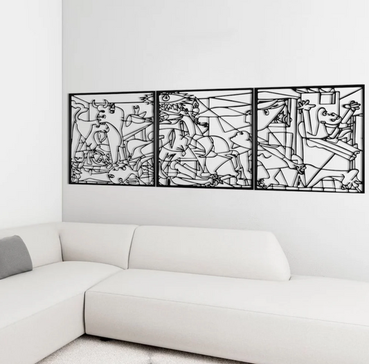 Picasso - Guernica (Décoration Murale en Métal)