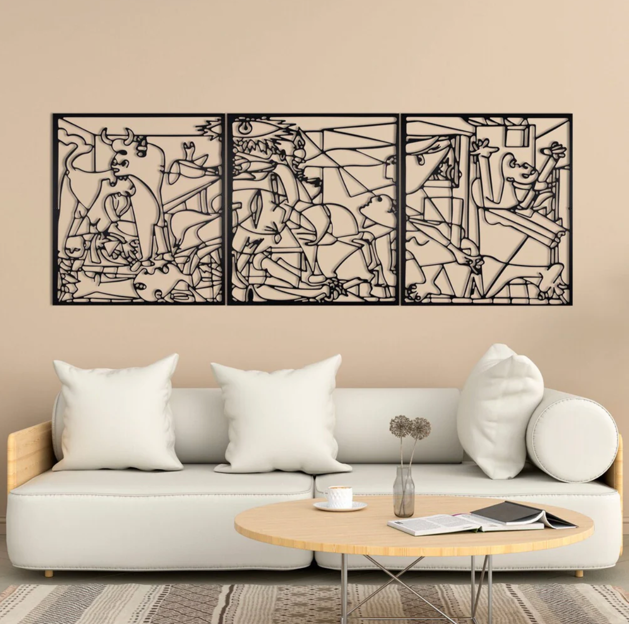 Picasso - Guernica (Décoration Murale en Métal)