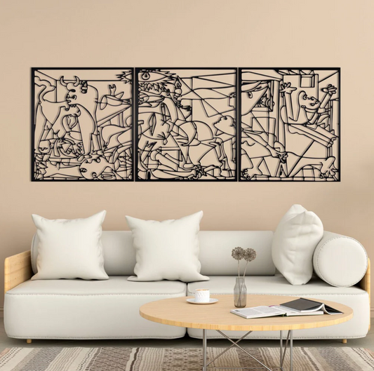 Picasso - Guernica (Décoration Murale en Métal)
