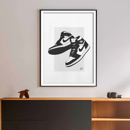 Affiche Sneakers Iconiques | Impression sur Toile – Déco Murale Tendance 👟