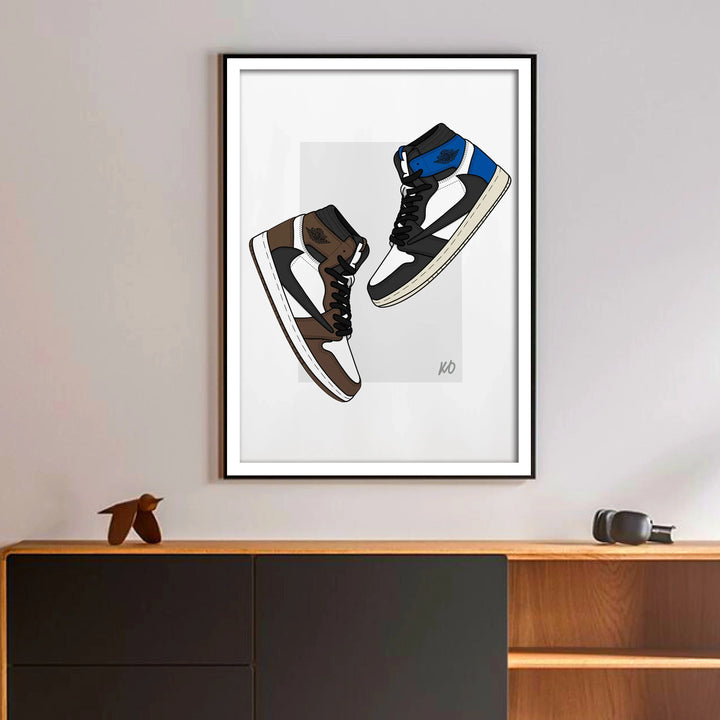 Iconic Sneakers Poster | Canvas Print – Trendy Wall Decor 👟