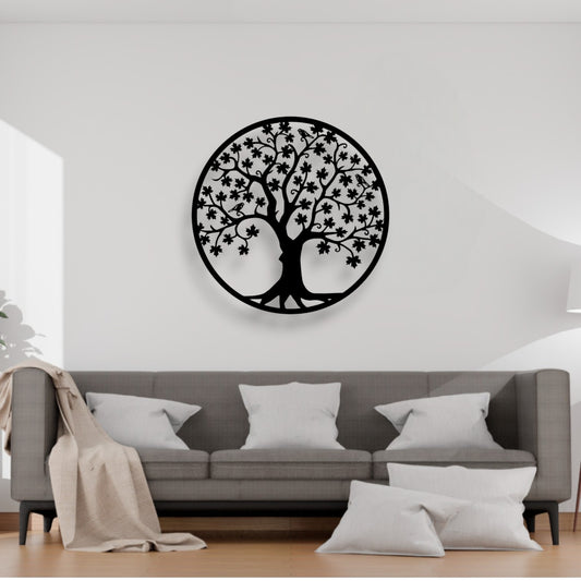 Arbre de bonheur (Décoration Murale en Métal)