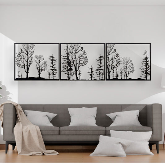Souffle des Bois (Décoration Murale en Métal)
