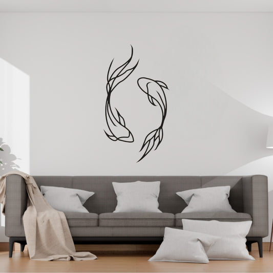 Poésie Aquatique (Décoration Murale en Métal)