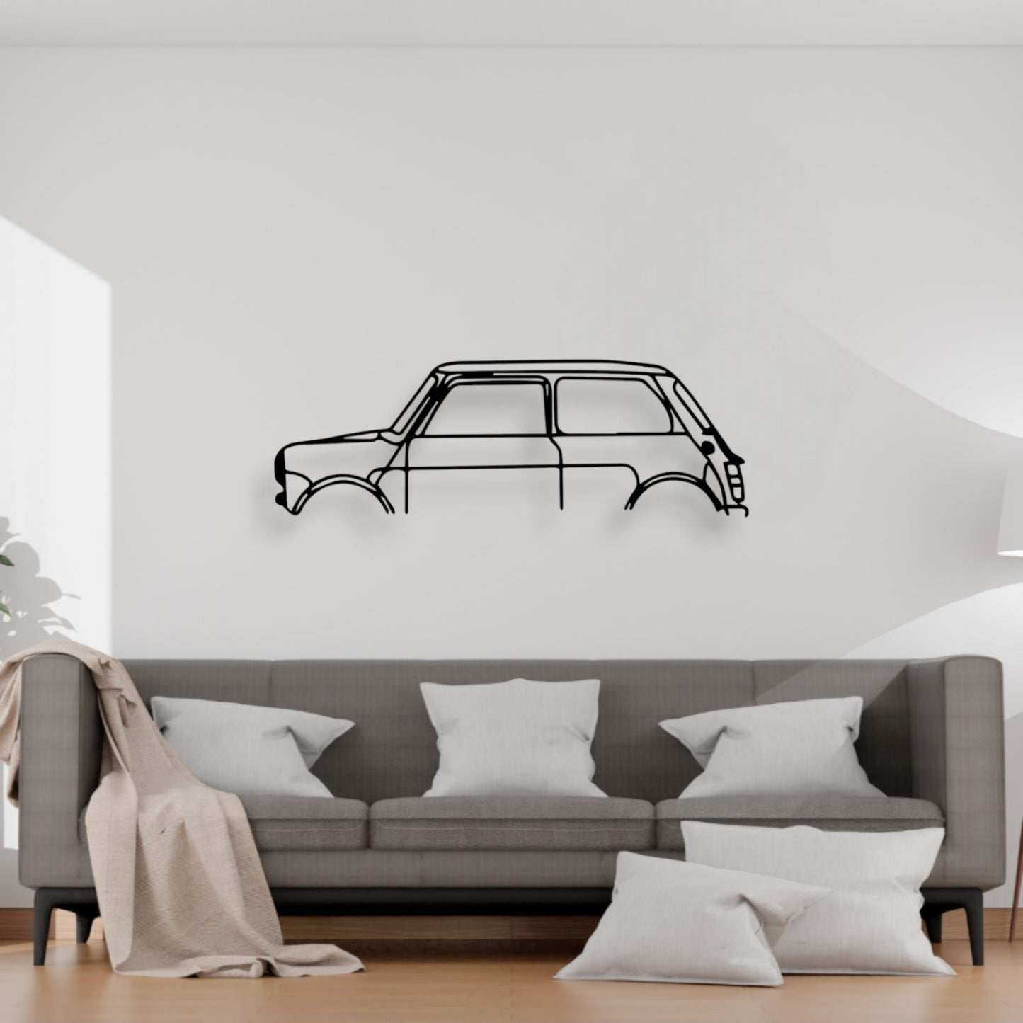 MINI COOPER (Décoration Murale en Métal)