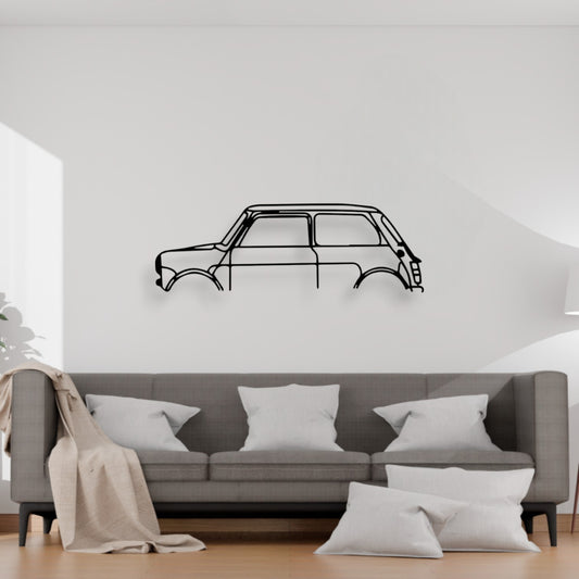 MINI COOPER (Décoration Murale en Métal)