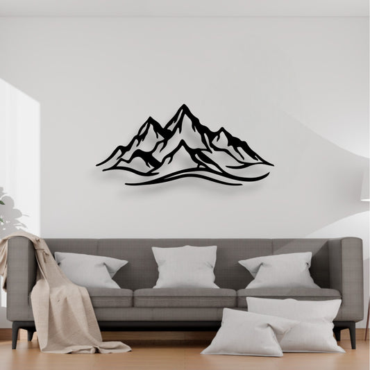 L'Appel des Sommets (Décoration Murale en Métal)