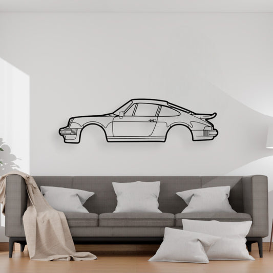 911 Turbo Model 930 (Décoration Murale en Métal)