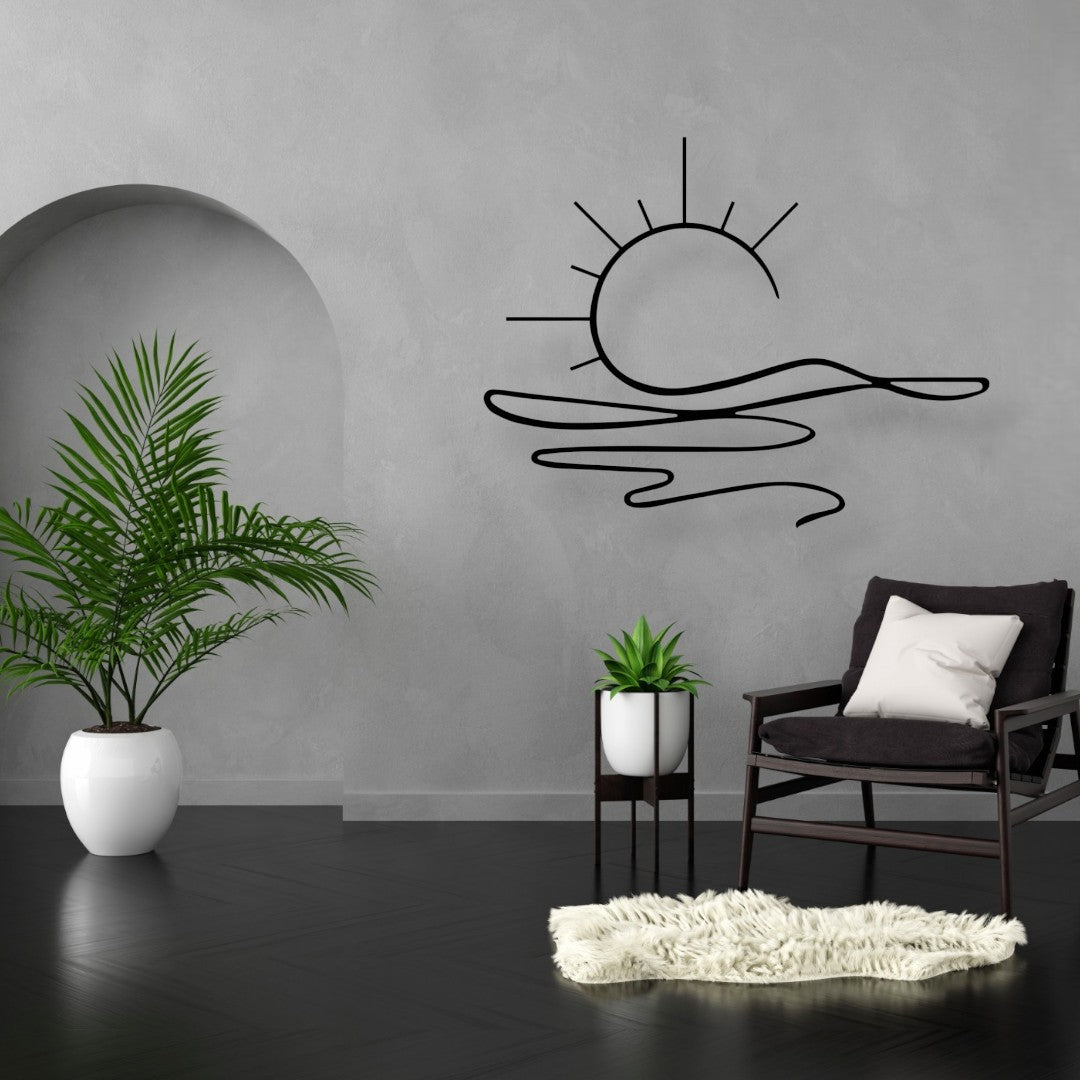 Soleil 1 (Décoration Murale en Métal)