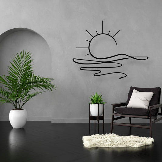 Soleil 1 (Décoration Murale en Métal)