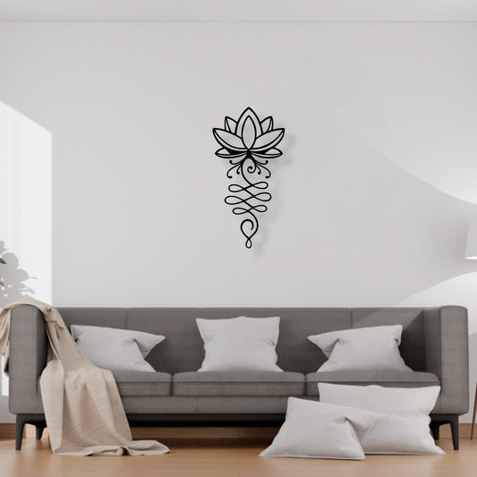 Décoration Murale en Métal - Lotus