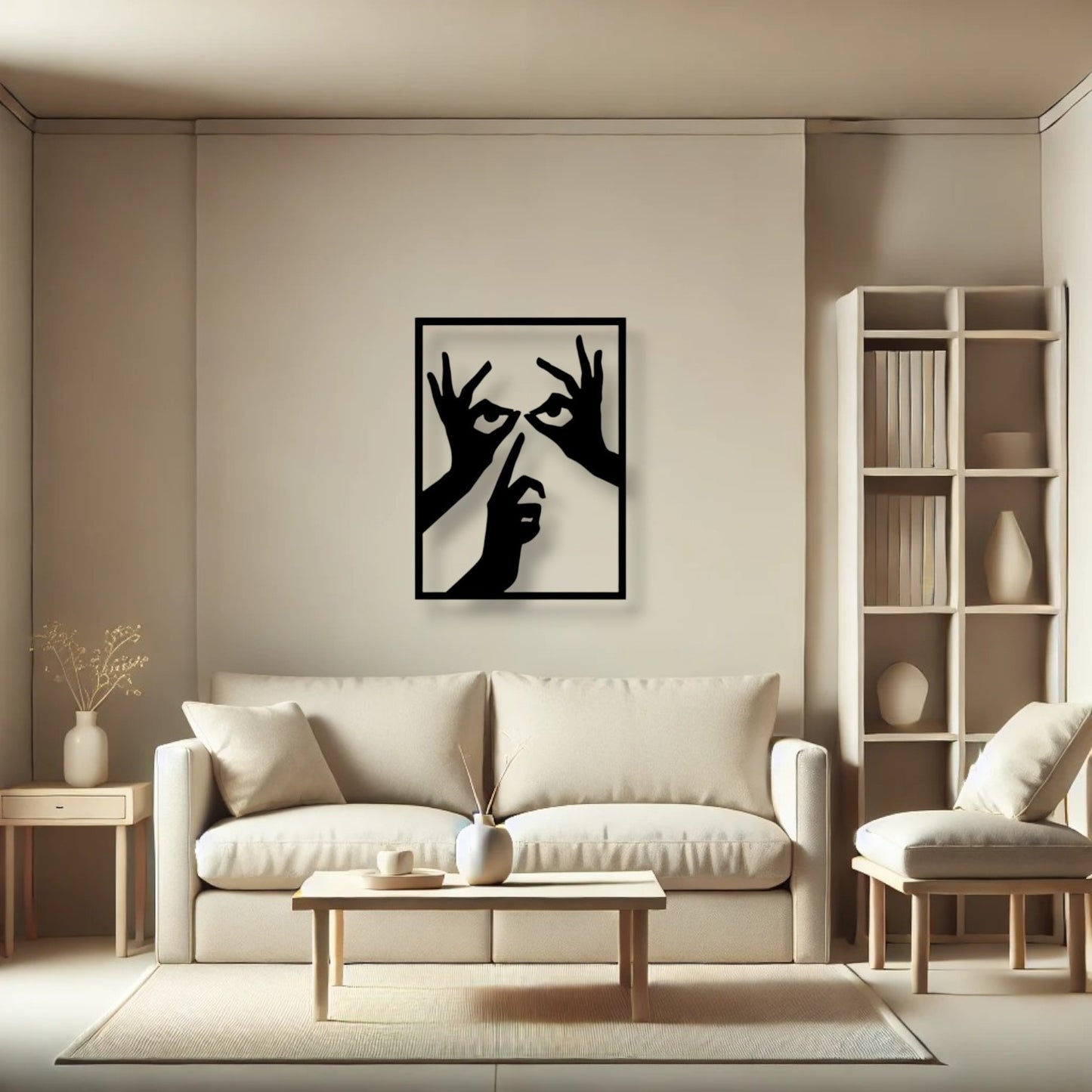 Décoration Murale en Métal - Discrète