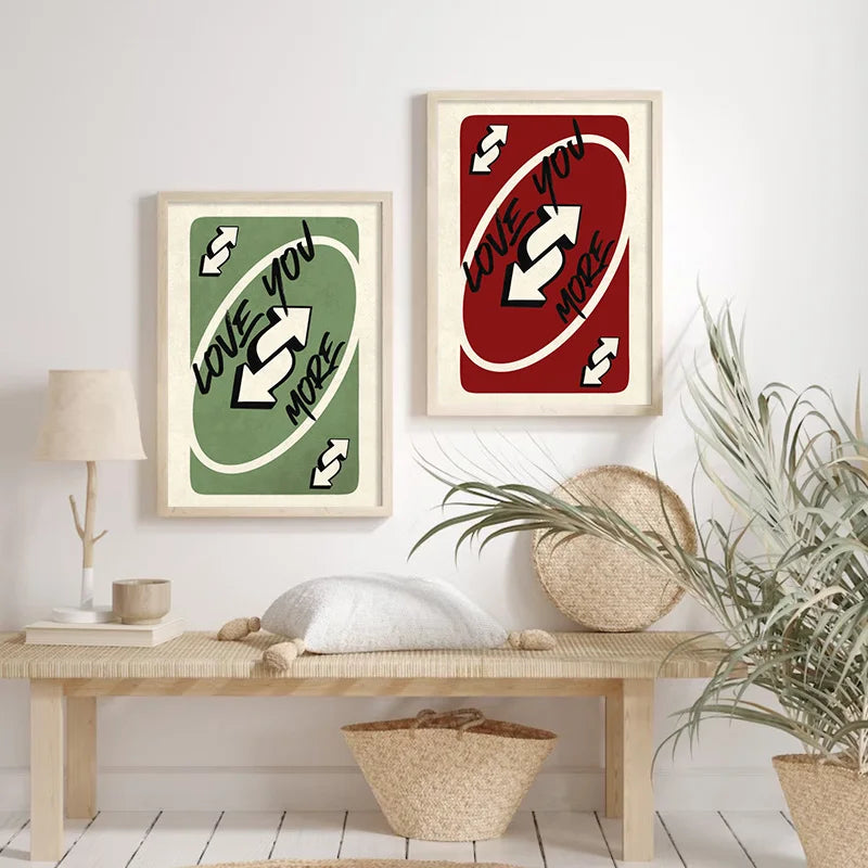 Uno Card Love You More (Poster)