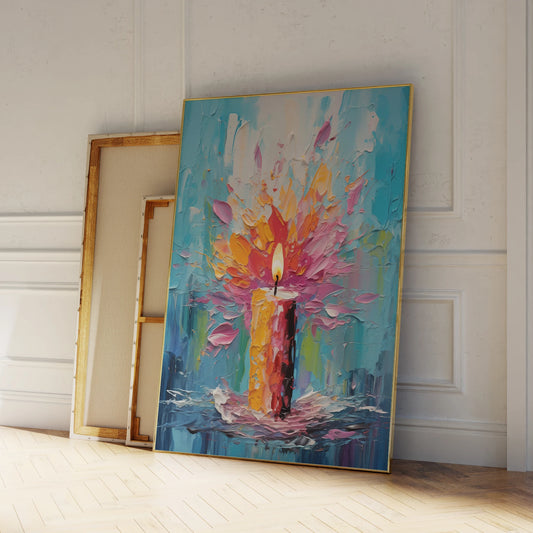 Colorful Candles (Poster)