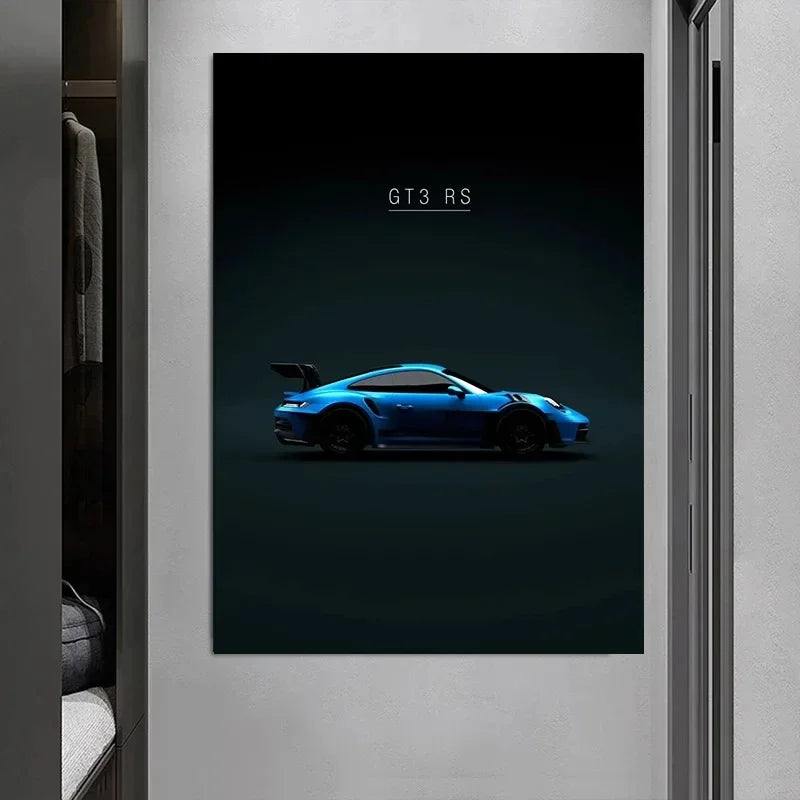 Affiche Supercar de Luxe | Impression sur Toile – Déco Murale Racing 🏎️