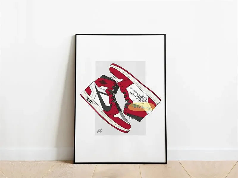 Affiche Sneakers Iconiques | Impression sur Toile – Déco Murale Tendance 👟