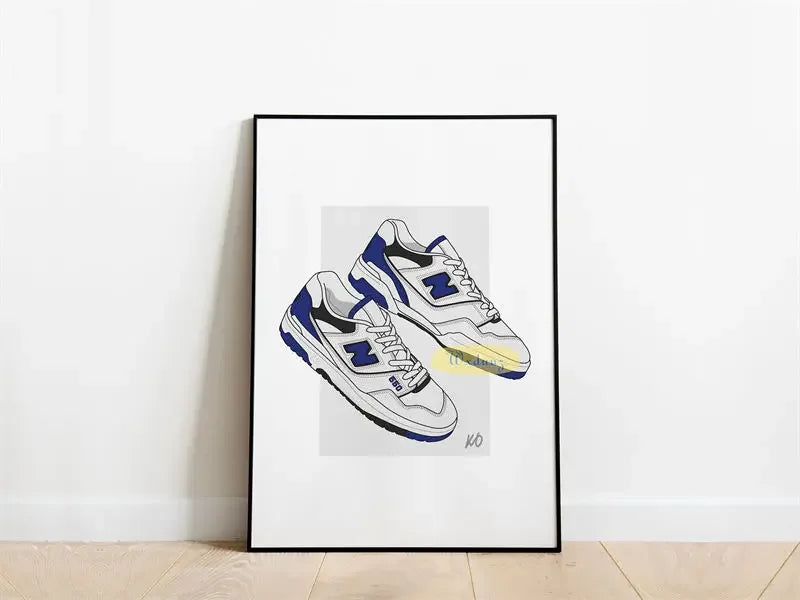 Affiche Sneakers Iconiques | Impression sur Toile – Déco Murale Tendance 👟