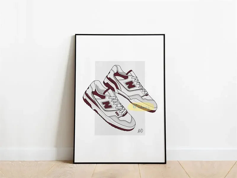 Affiche Sneakers Iconiques | Impression sur Toile – Déco Murale Tendance 👟