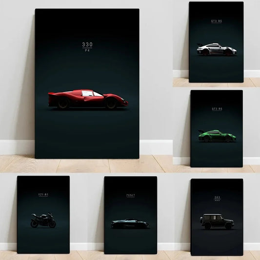 Affiche Supercar de Luxe | Impression sur Toile – Déco Murale Racing 🏎️
