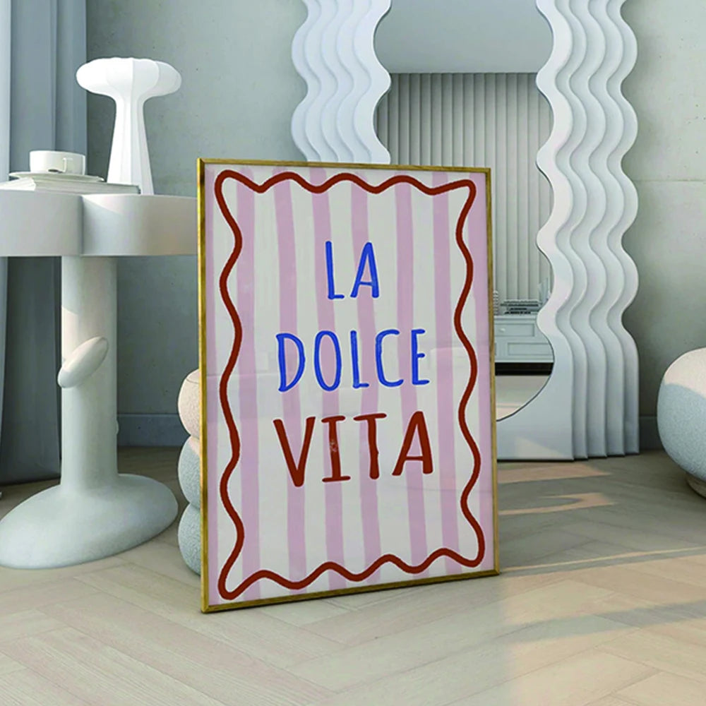 La Dolce Vita italienne moderne (Affiche)