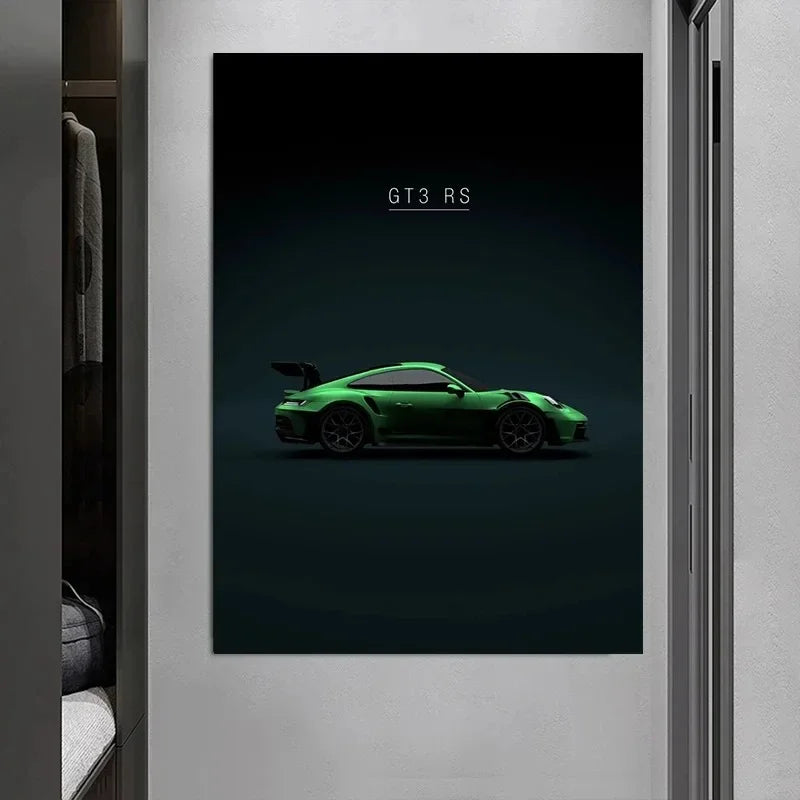 Affiche Supercar de Luxe | Impression sur Toile – Déco Murale Racing 🏎️