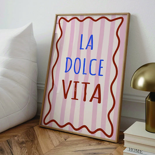 La Dolce Vita italienne moderne (Affiche)