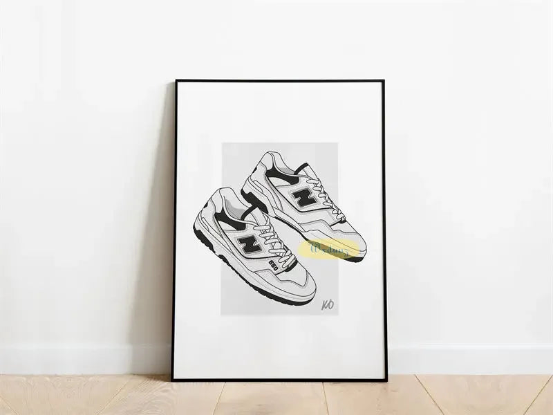 Affiche Sneakers Iconiques | Impression sur Toile – Déco Murale Tendance 👟