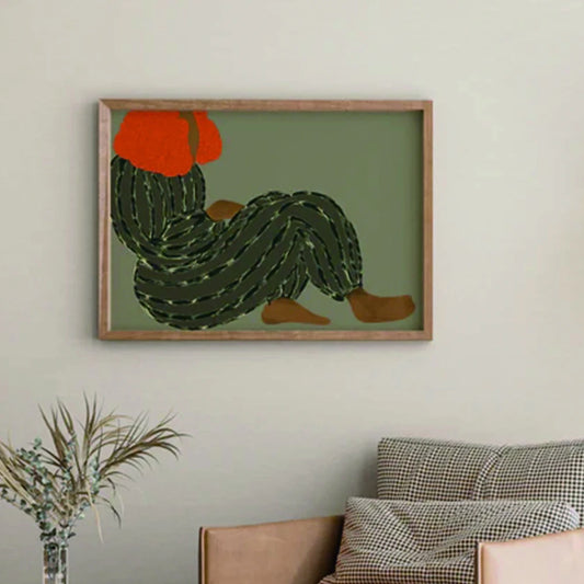 Fille aux cheveux roux (Affiche)