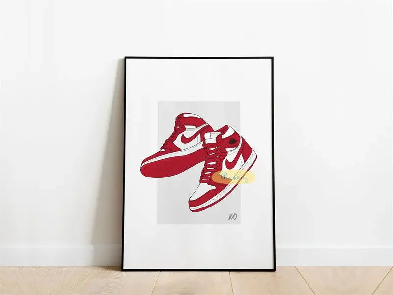 Affiche Sneakers Iconiques | Impression sur Toile – Déco Murale Tendance 👟