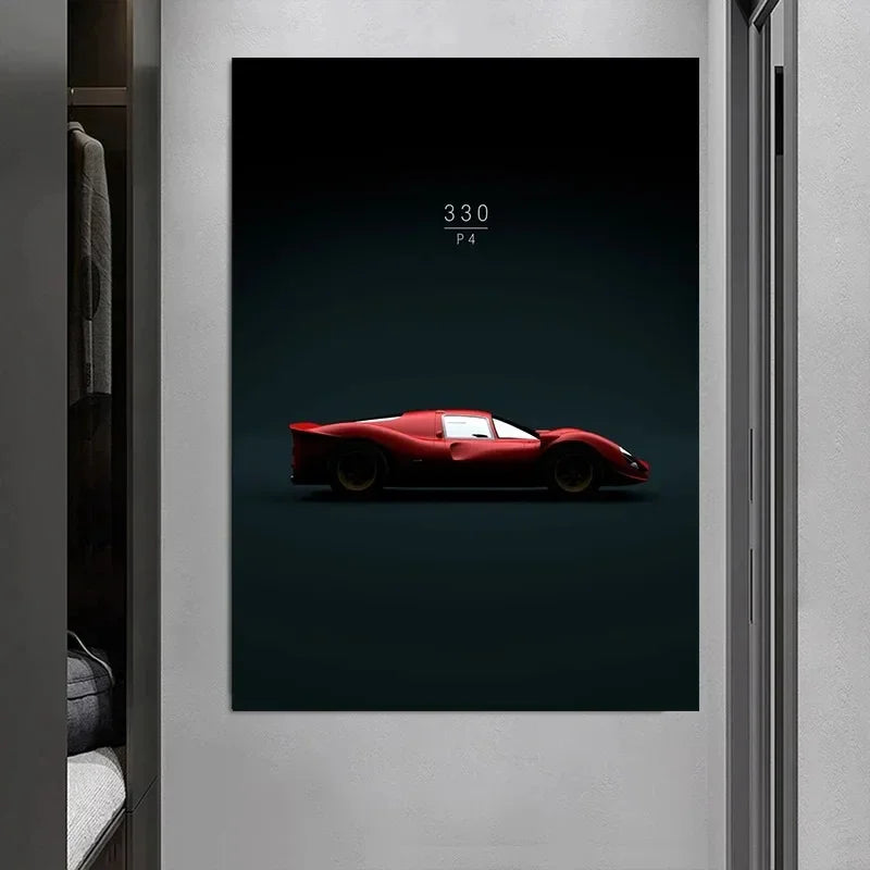 Affiche Supercar de Luxe | Impression sur Toile – Déco Murale Racing 🏎️