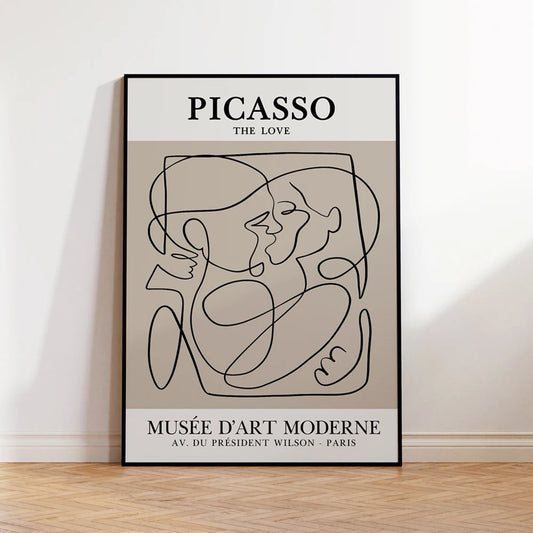 Embrasse l'amour Picasso (Affiche)