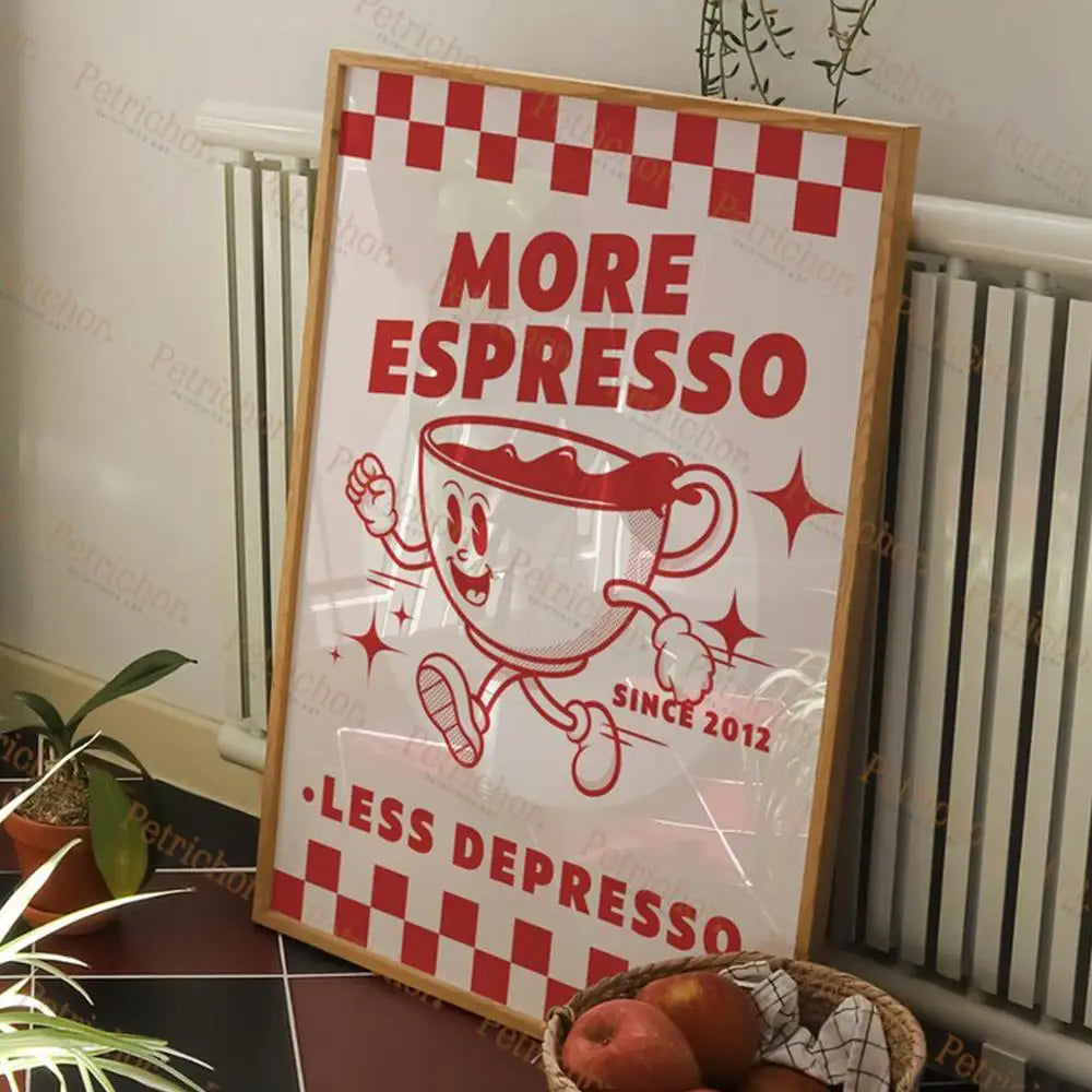 Plus d'espresso, moins depresso (affiche)