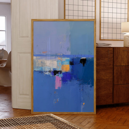 l'océan en profondeur Peinture sur toile Poster Imprimé