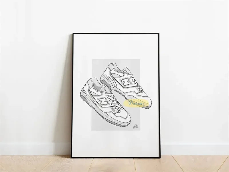 Affiche Sneakers Iconiques | Impression sur Toile – Déco Murale Tendance 👟