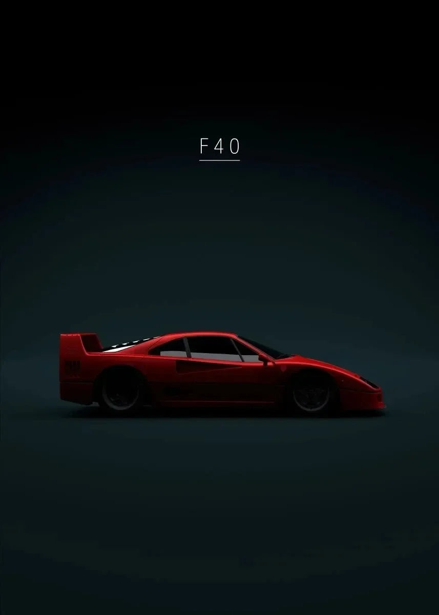 Affiche Supercar de Luxe | Impression sur Toile – Déco Murale Racing 🏎️