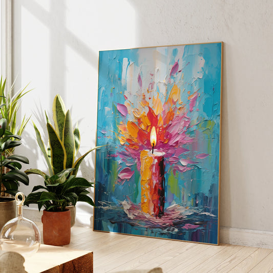 Colorful Candles (Poster)