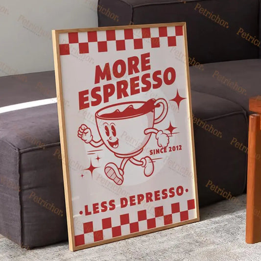 Plus d'espresso, moins depresso (affiche)