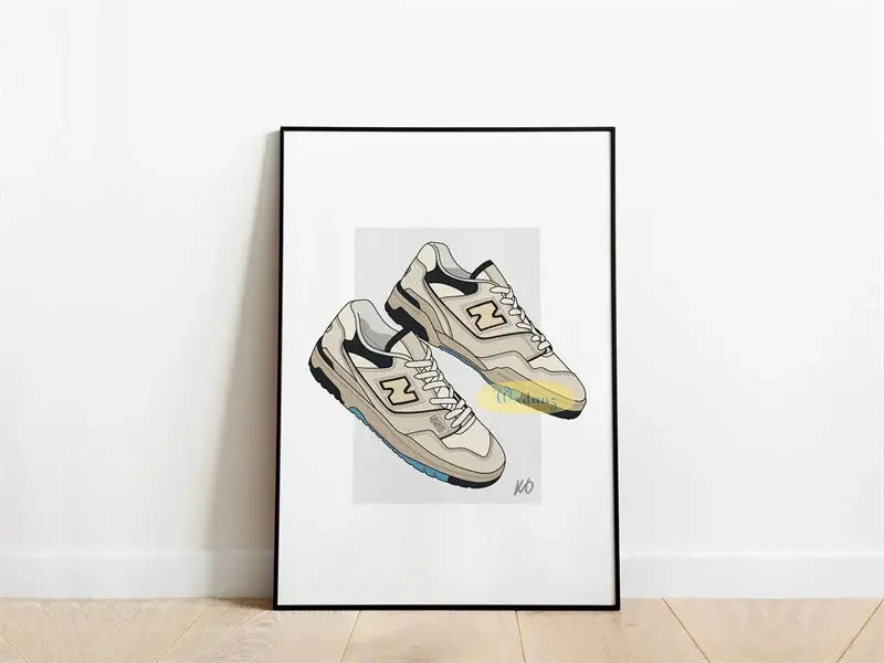 Affiche Sneakers Iconiques | Impression sur Toile – Déco Murale Tendance 👟