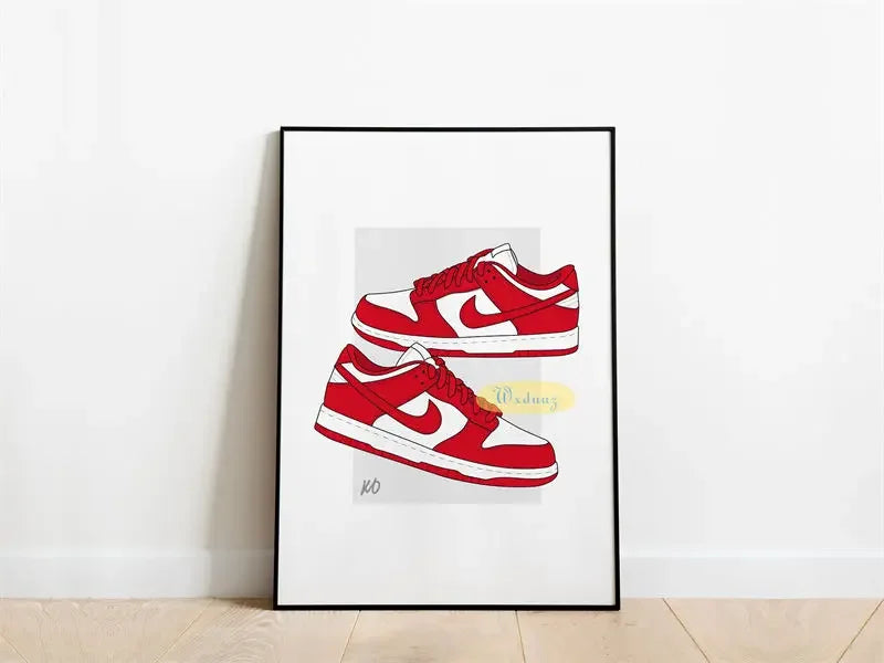 Affiche Sneakers Iconiques | Impression sur Toile – Déco Murale Tendance 👟